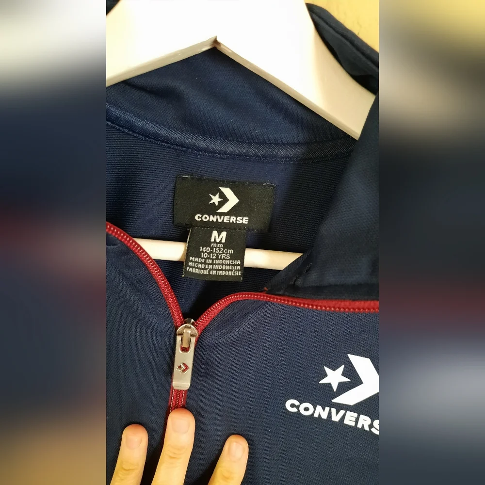 Converse Sporty Zip Up Sweater Athletic
